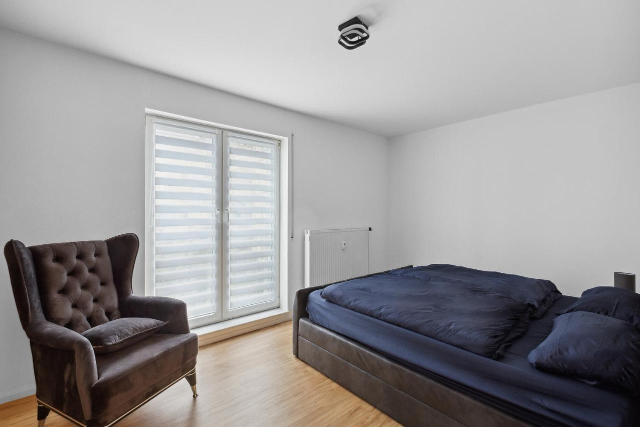 Eindrucksvolle Zwei-Zimmer-Wohnung Mit Balkon Und Grosser Kueche لبسيا المظهر الخارجي الصورة